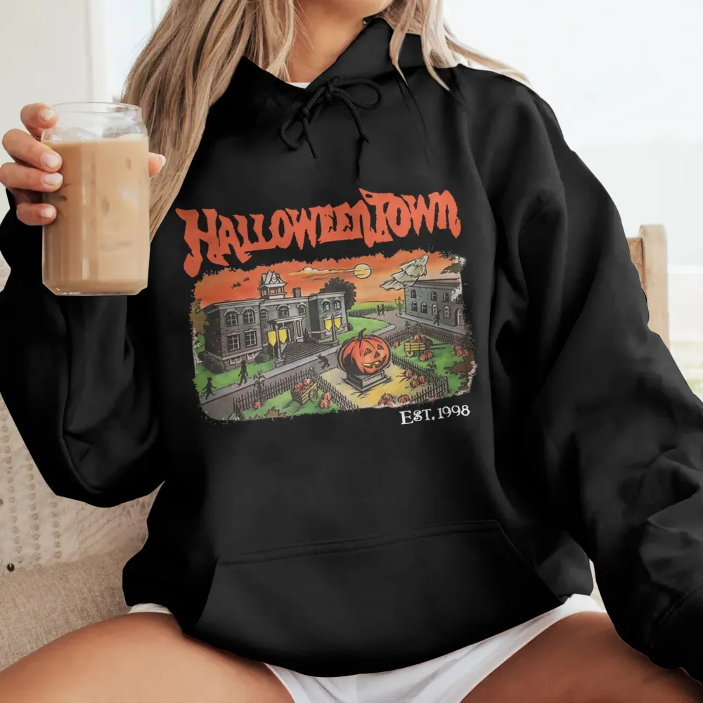 Women's Halloween Printed Hoodie