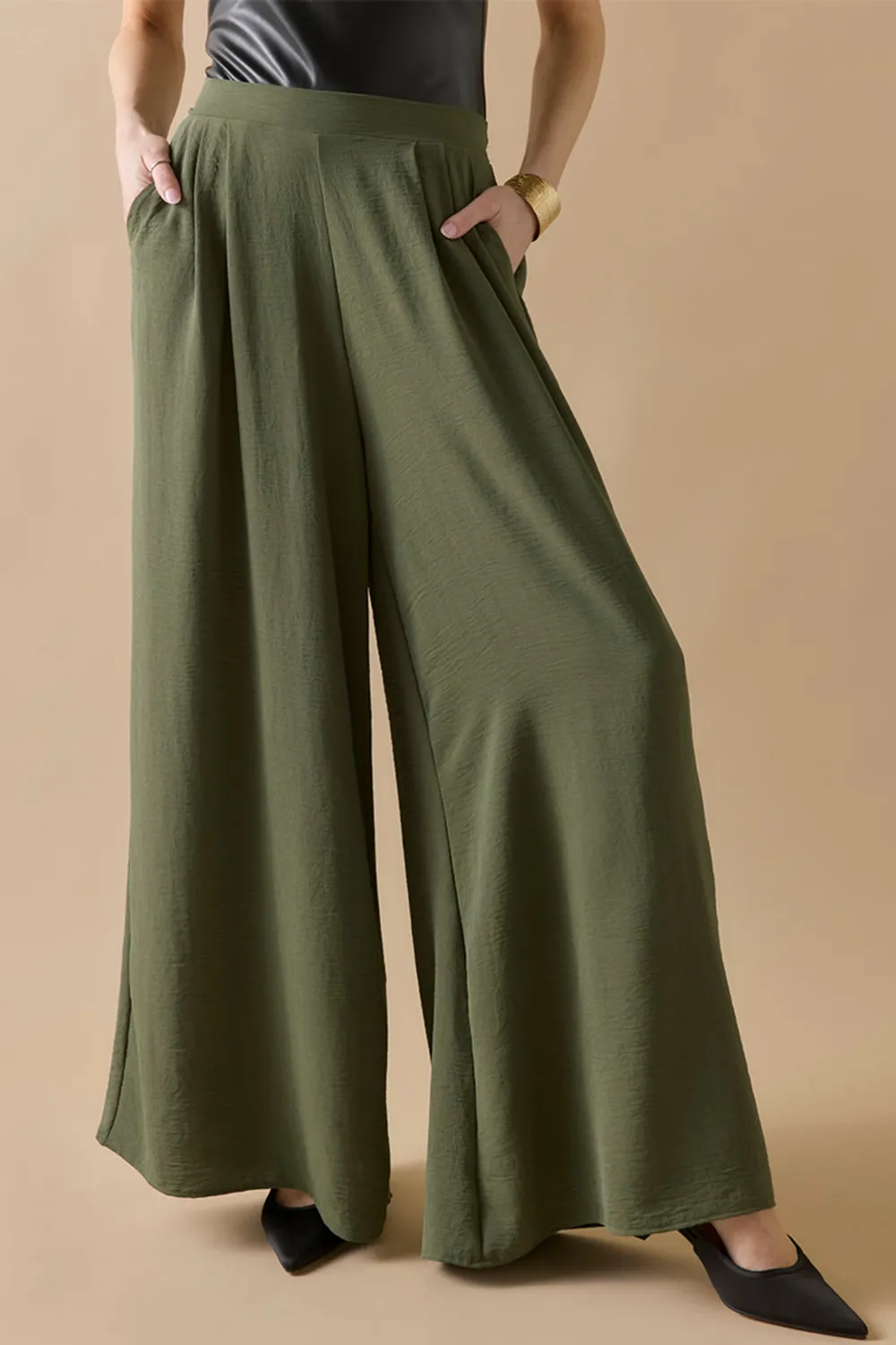 Angie Flowy Wide Leg Pants