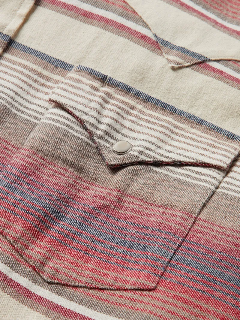 Brushed Twill Striped Shirt