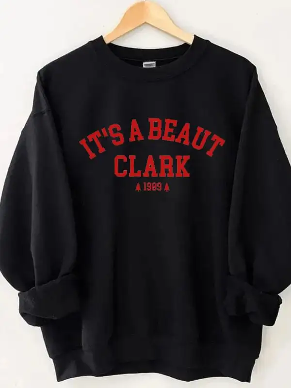 Women's It's a Beaut Clark Christmas Print Sweatshirt