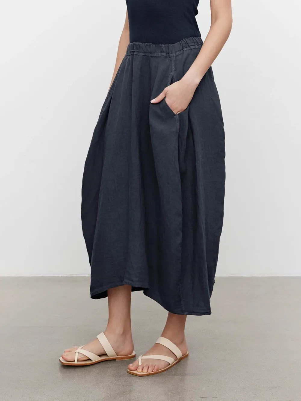 Fae Linen A-Line Skirt