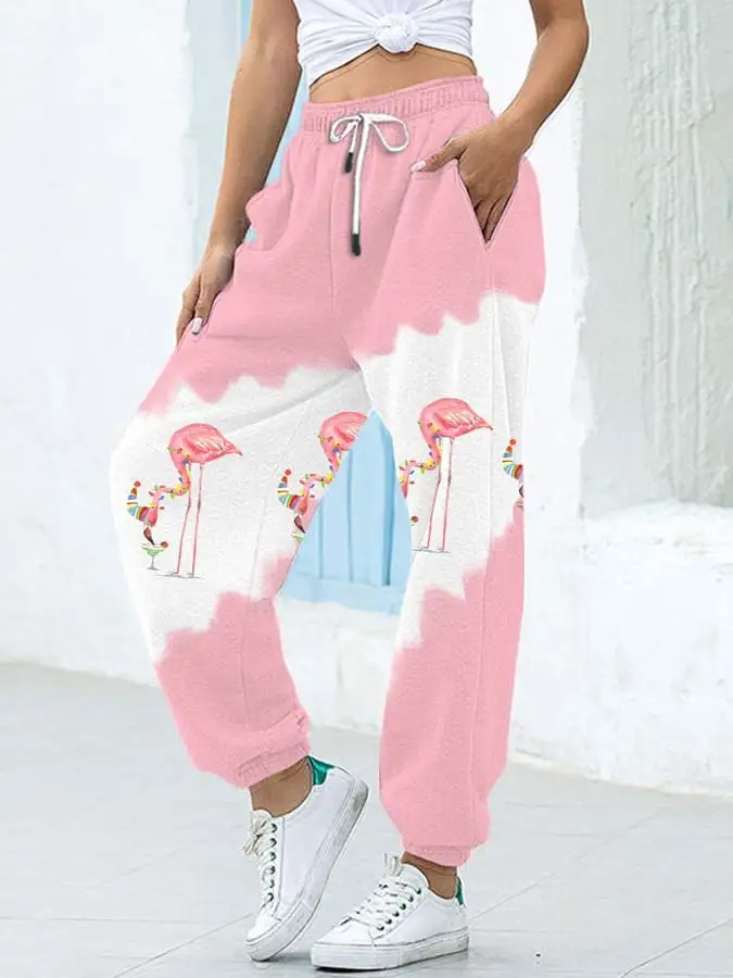 Women's Merry   Flamingo Tree Sweatpants