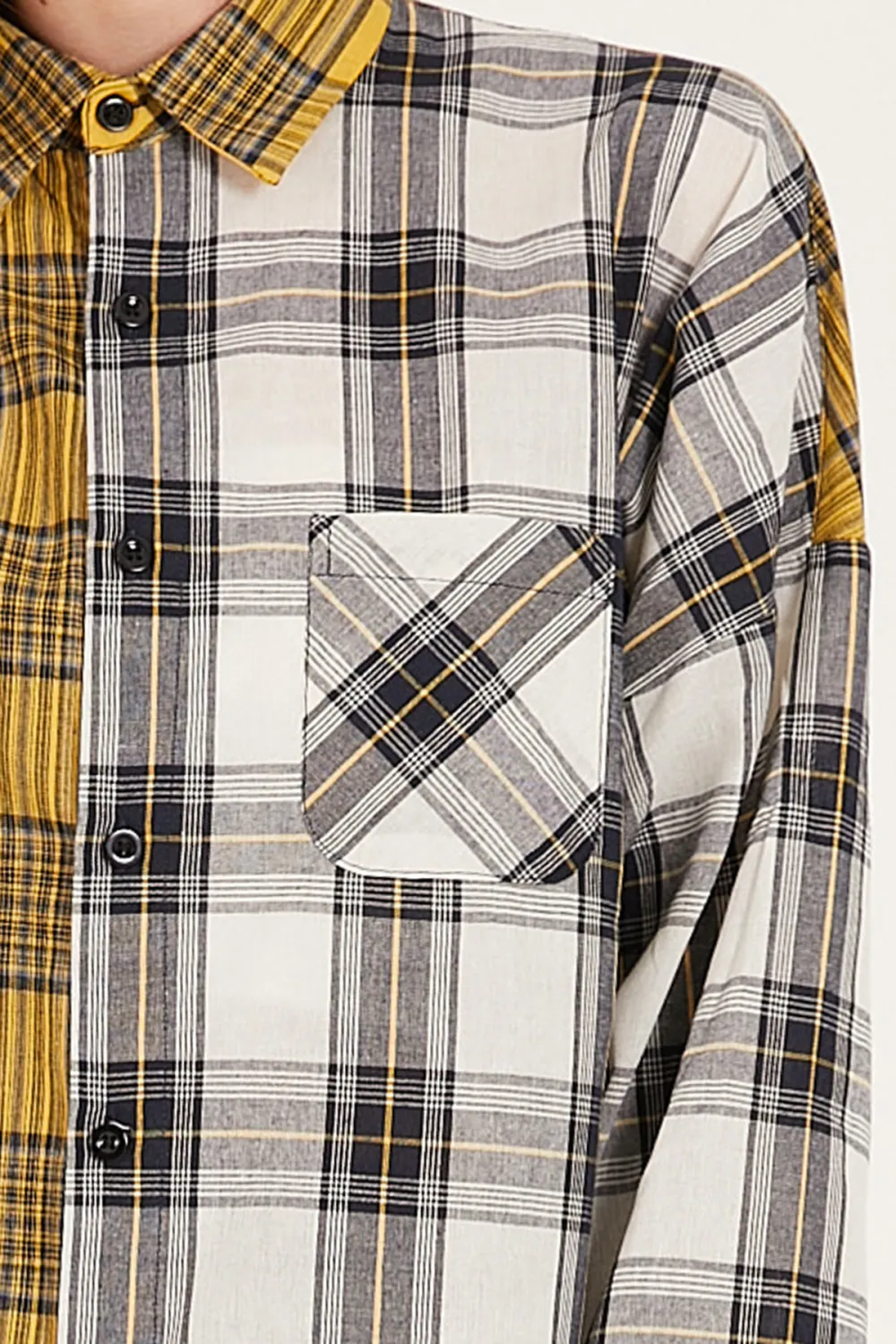 Clara Multi Color Plaid Oversized Shirt