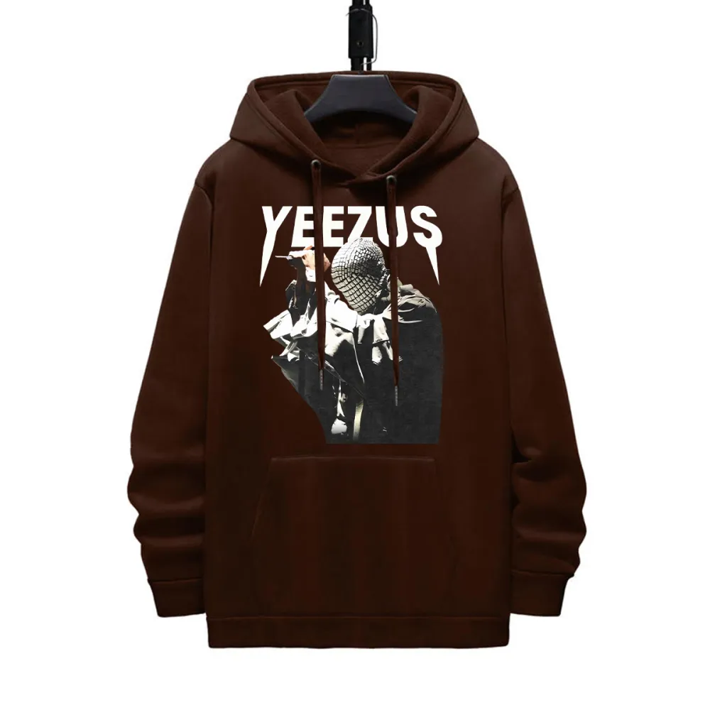 KANYE WEST-YEEZUS 2 SIDES Cotton Vintage Hoodie