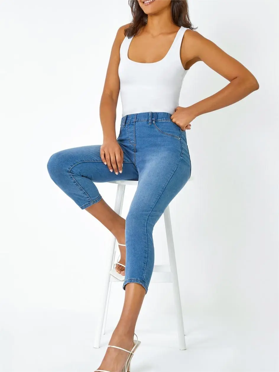 Fashion skinny cropped jeans