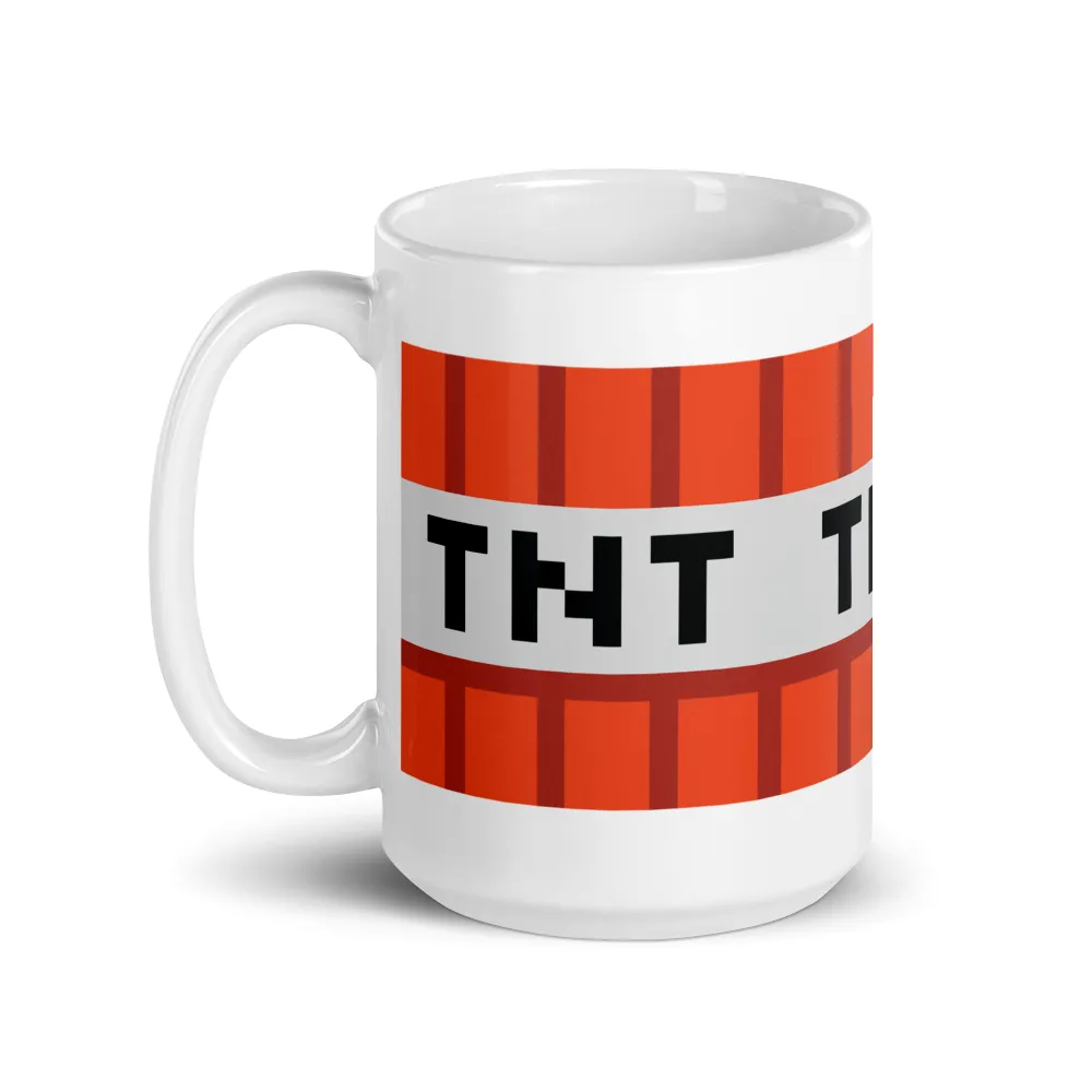 Minecraft TNT White Mug