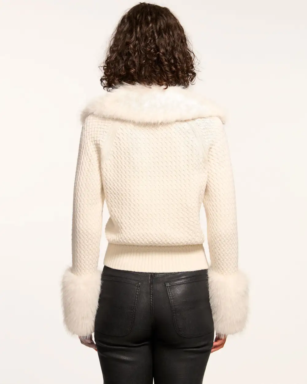 Felix Faux Fur Cardigan Sweater