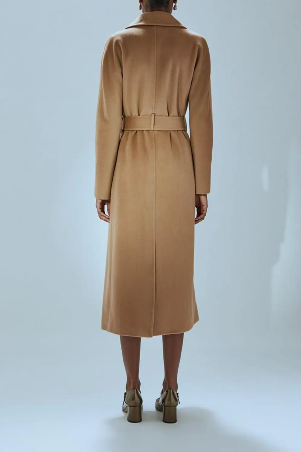 Frances Camel Maxi Wool Coat