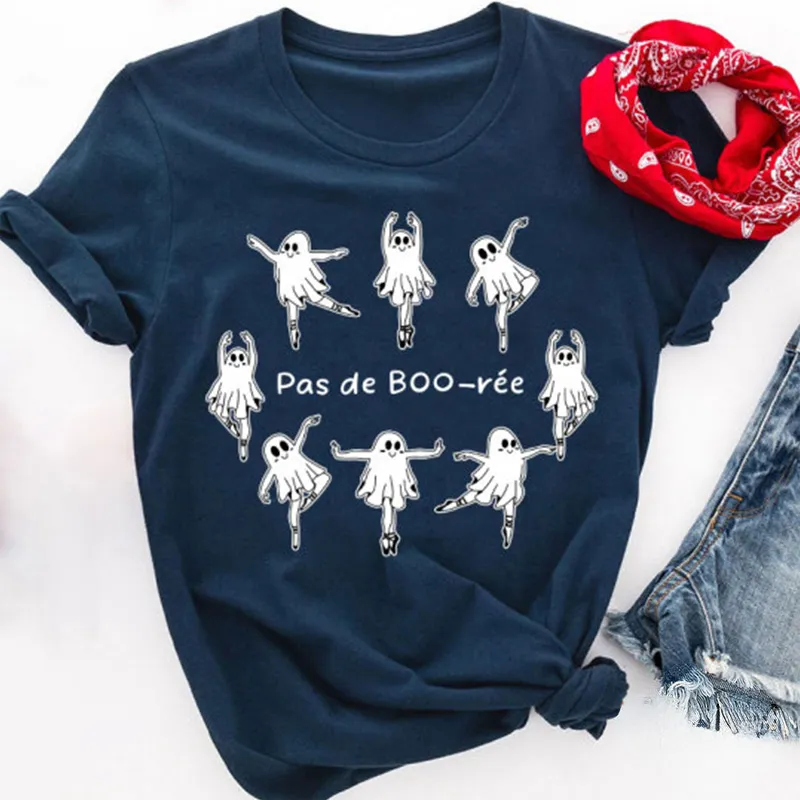 Pas De Boo Ree Dance Ghosts Teacher T-Shirt