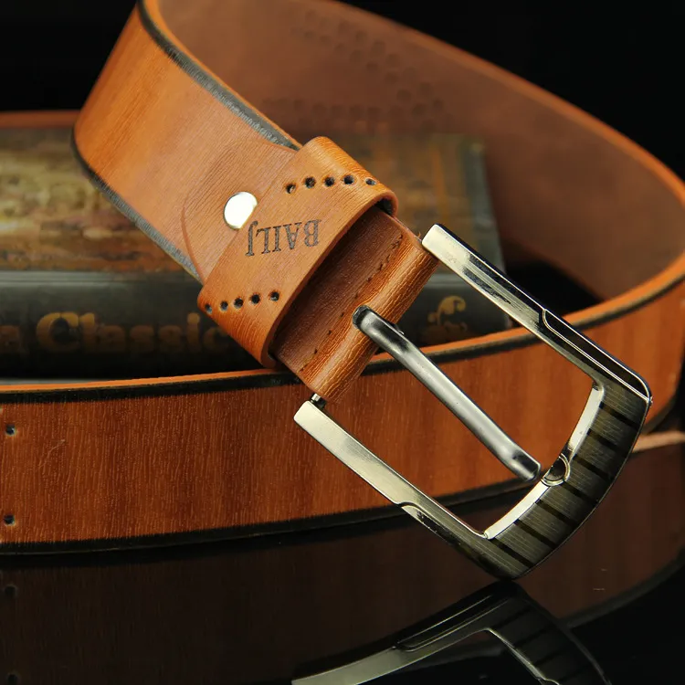 Men'S Vintage Letter Pin Buckle Belt