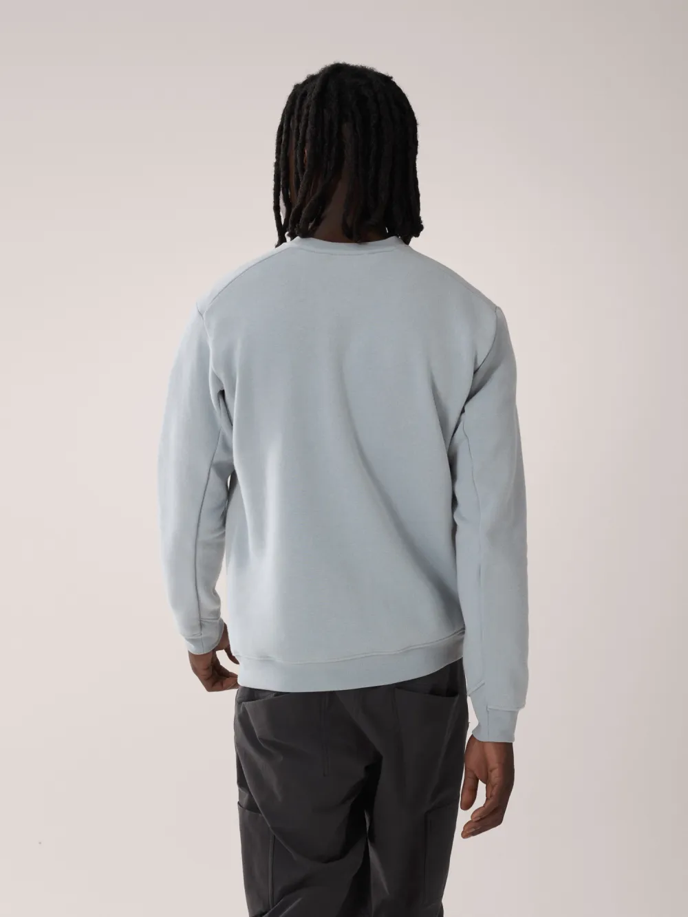 Emblem Fleece Crew Neck Pullover Men's