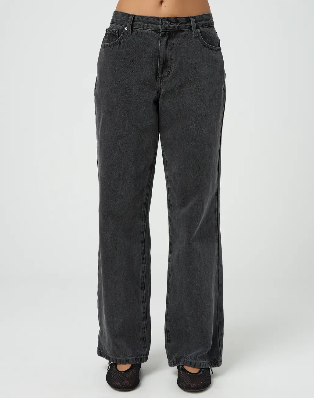 Low Rise Straight Leg Jean