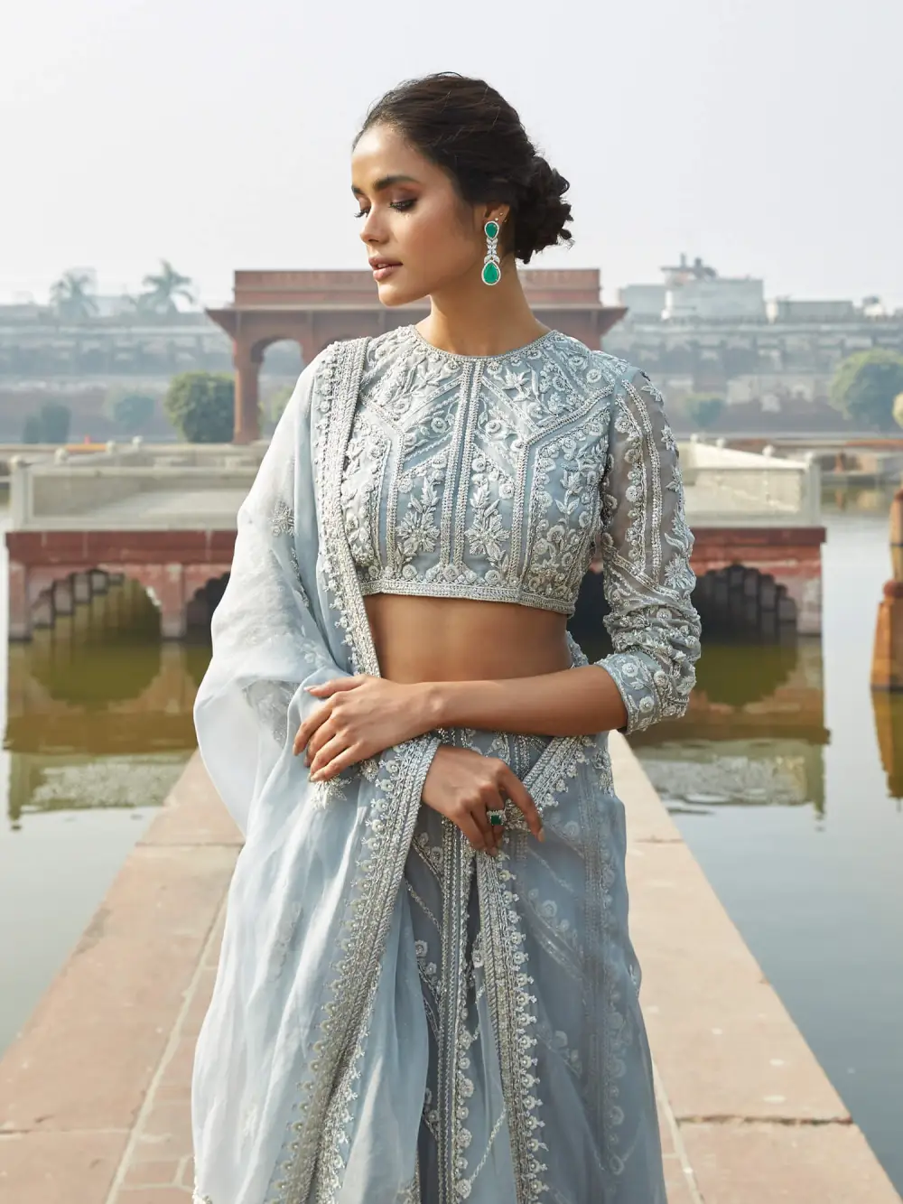 CHOLI W/ LEHENGA & DUPATTA