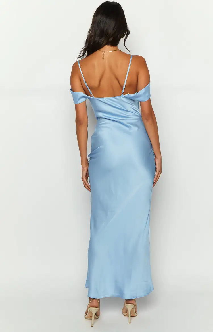 Darby Light Blue Maxi Formal Dress