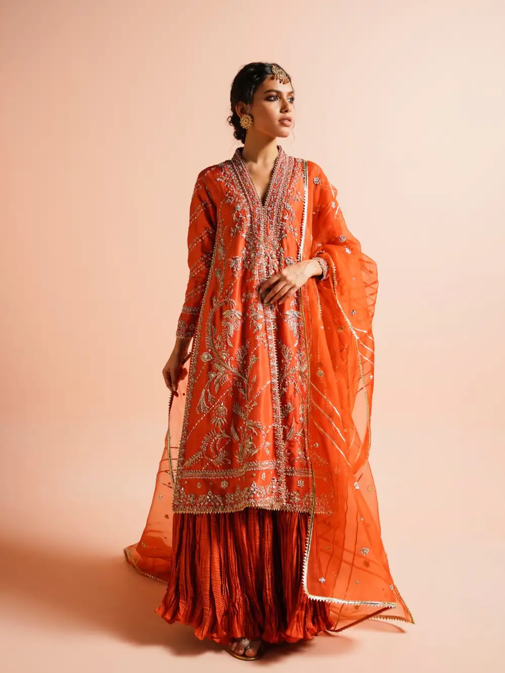 ANAM KURTA W/ DUPATTA & LEHENGA