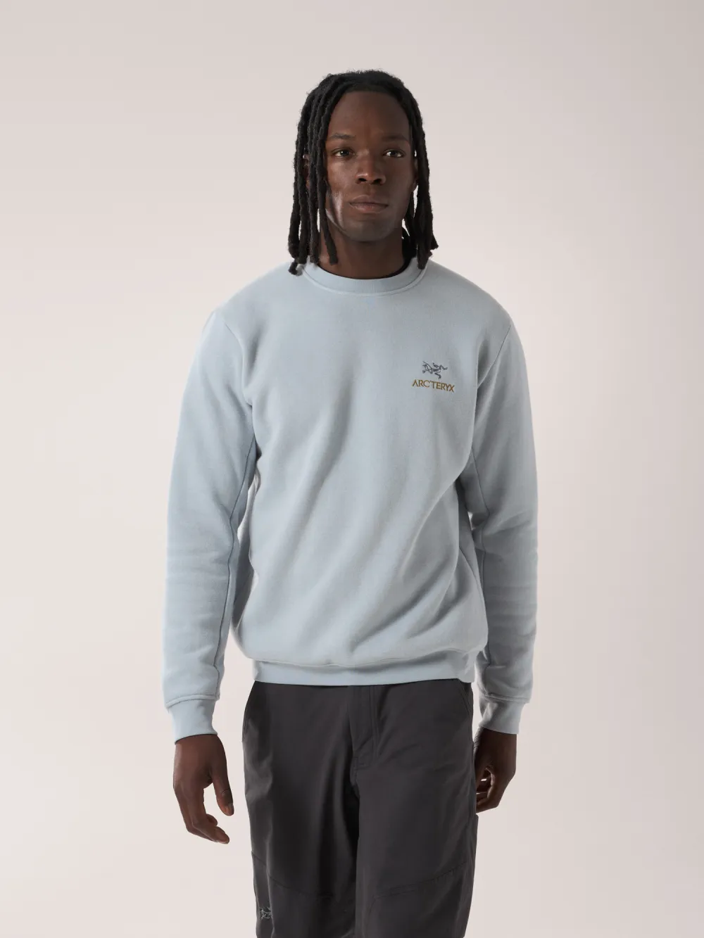 Emblem Fleece Crew Neck Pullover Men's