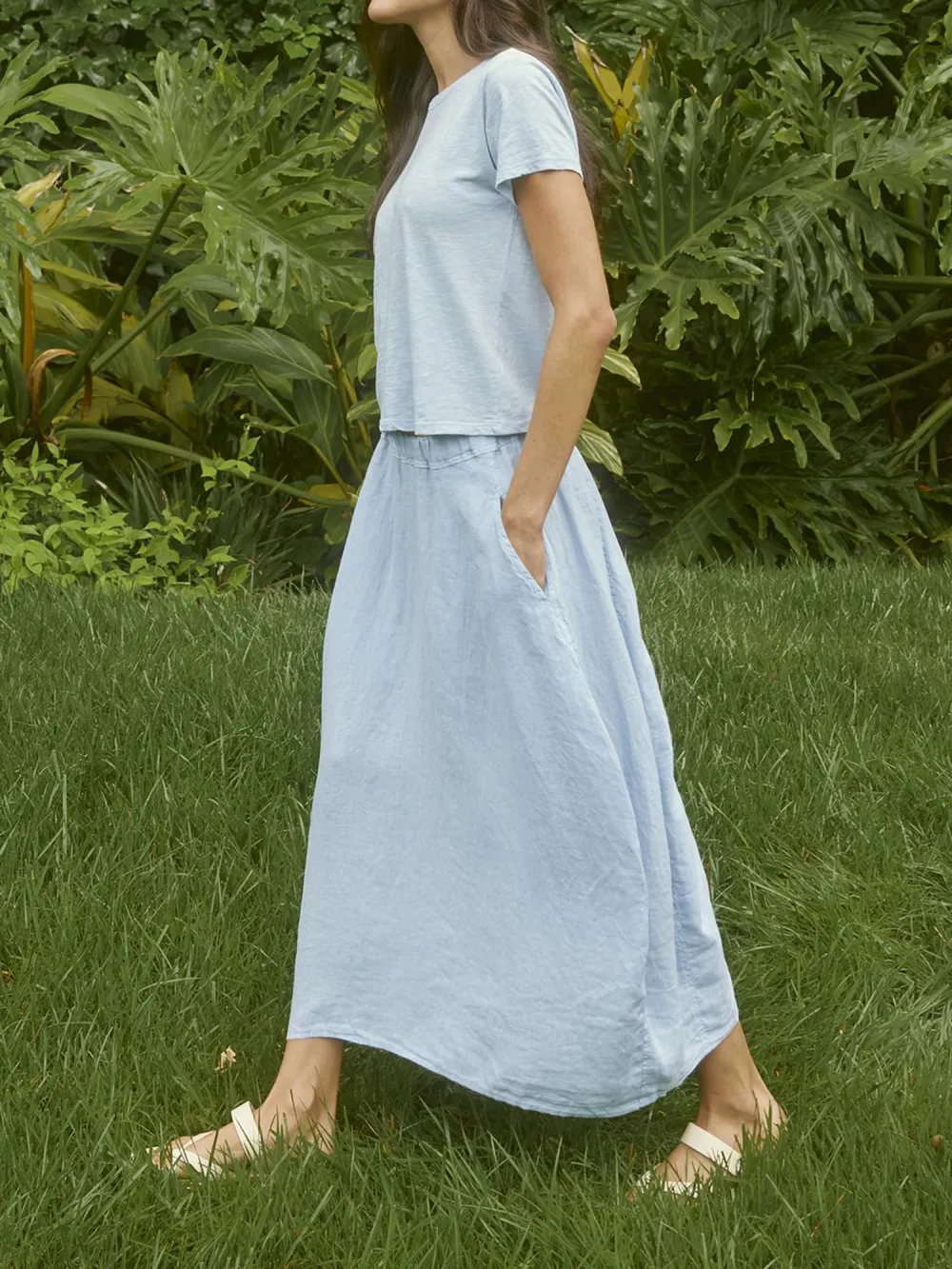 Fae Linen A-Line Skirt