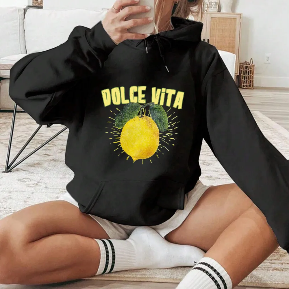 DOLCE VITA PATTERN PRINTED HOODIE