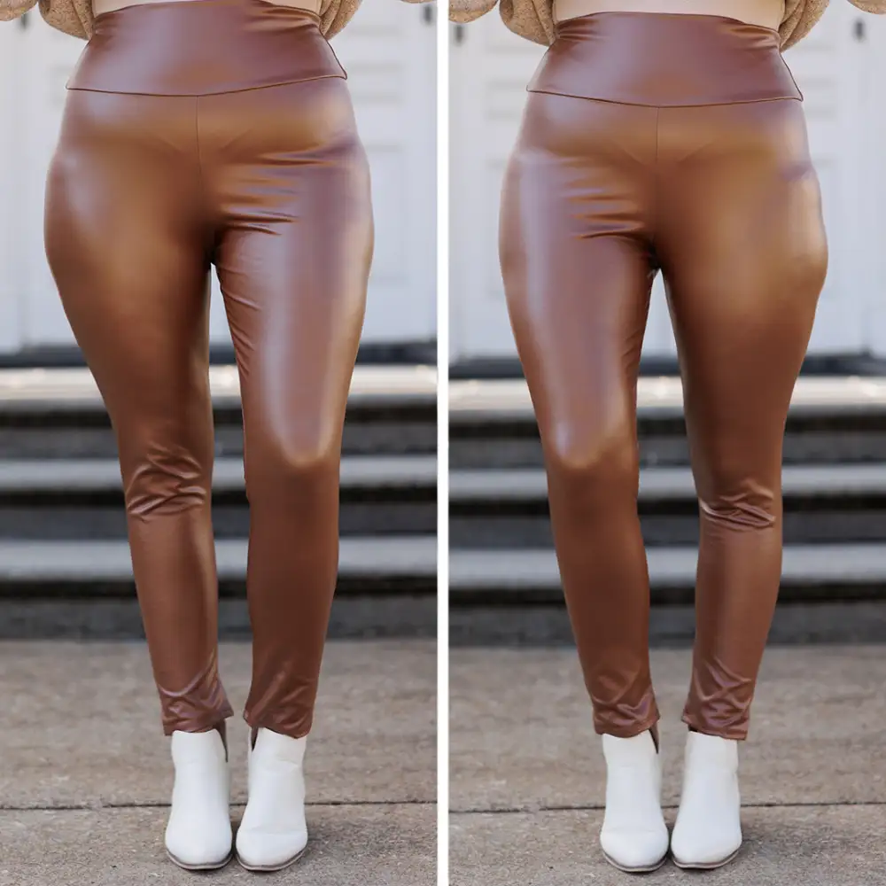 Wanna Dance All Night Leggings, Brown