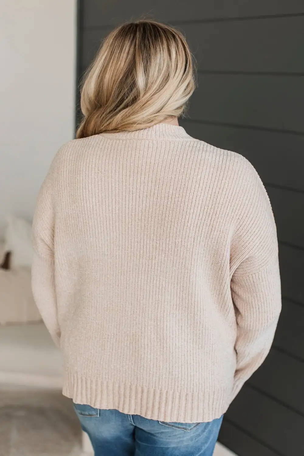 Couldn't Resist Chenille Knit Sweater- Oatmeal