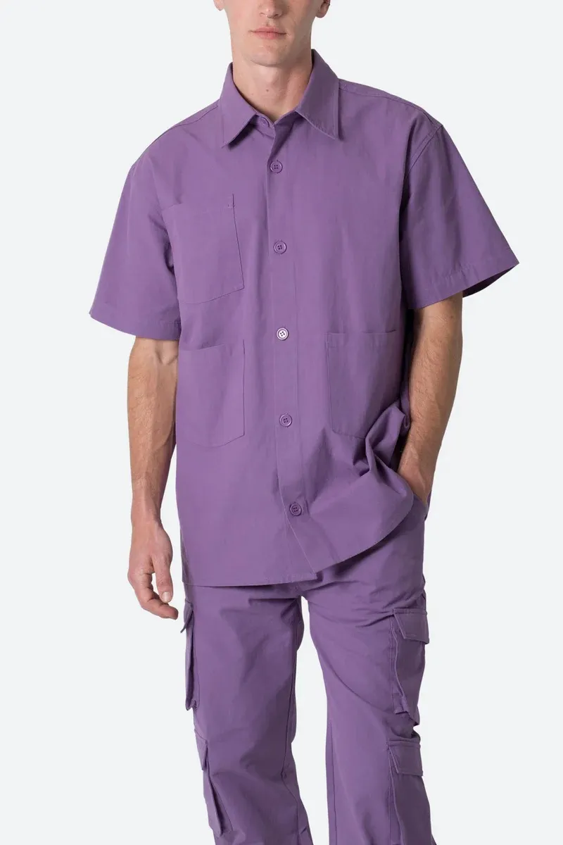 COLLARED CARGO S/S SHIRT