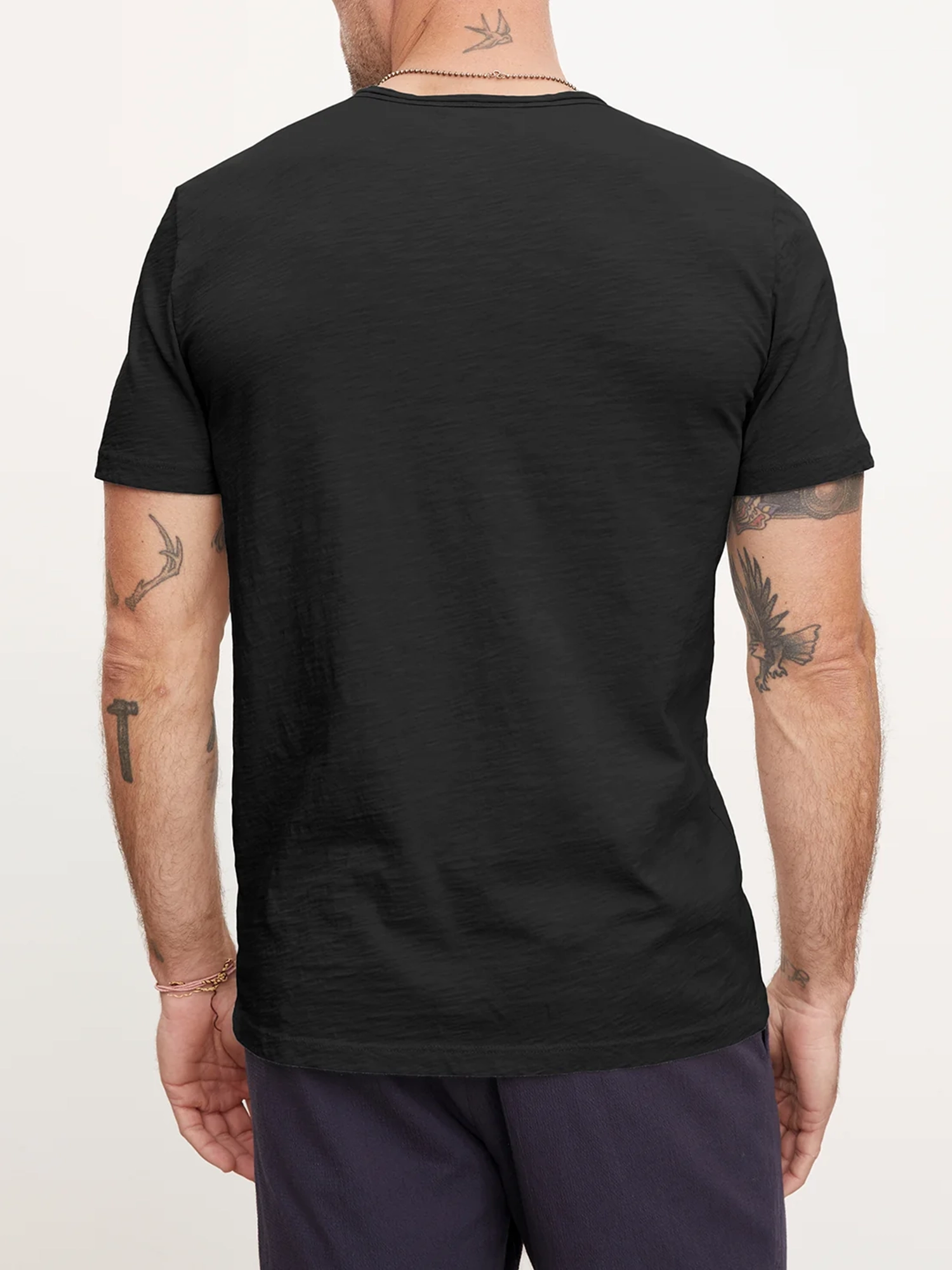 Men'S Cotton Basic Short Sleeve T-Shirt