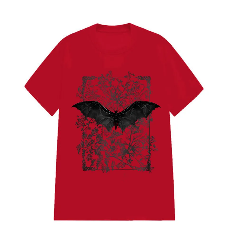 BAT DESIGNED PATTERN PRINTED TEE