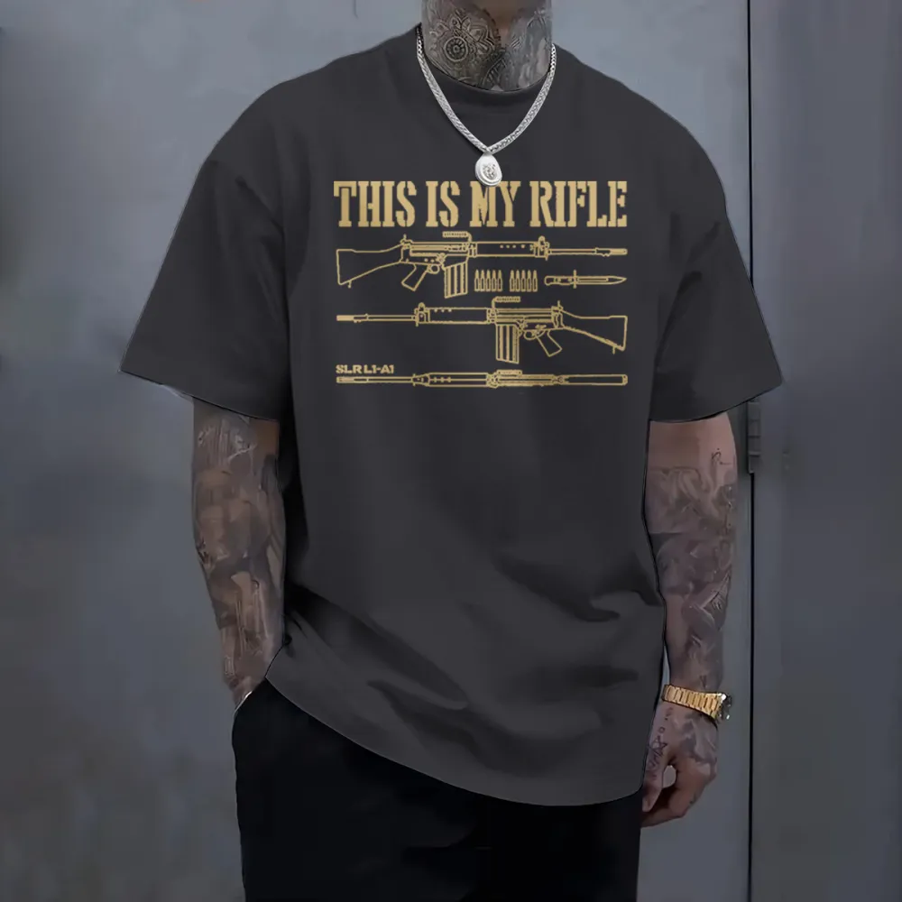 This Is My Rifle Men T-shirt,Short Sleeve,T-shirt Size S-4XL