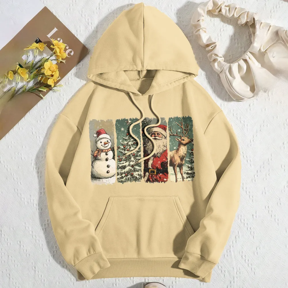 Christmas illustration Women's hoodie