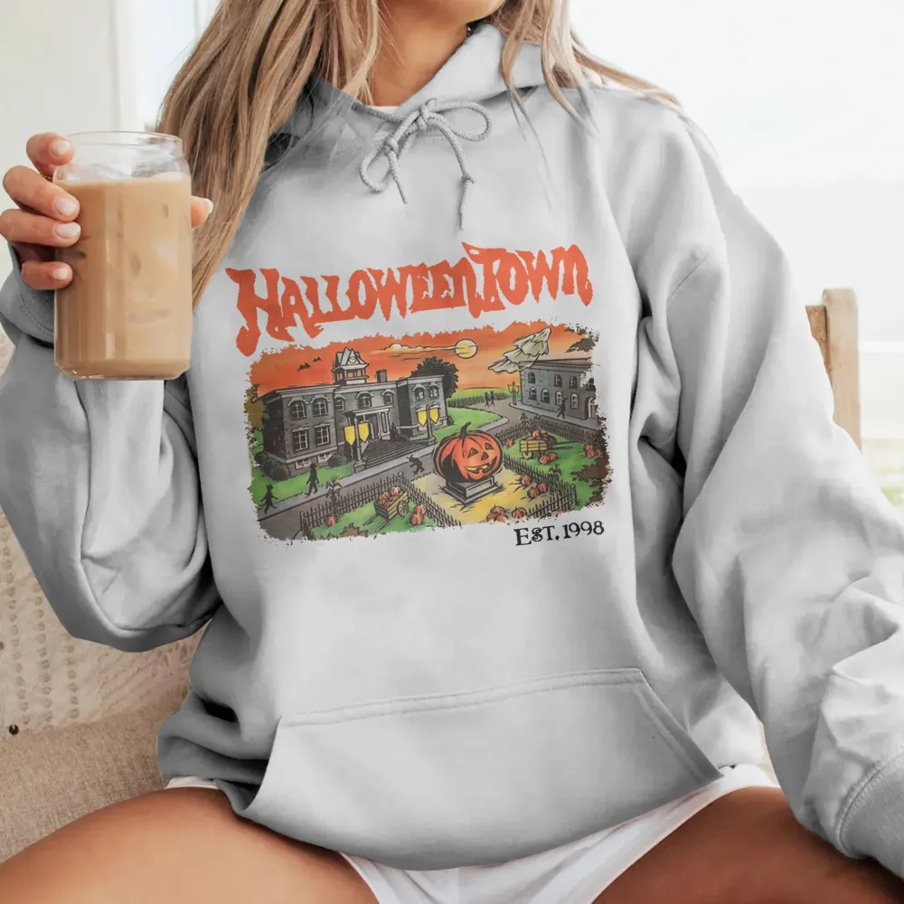 Women's Halloween Printed Hoodie