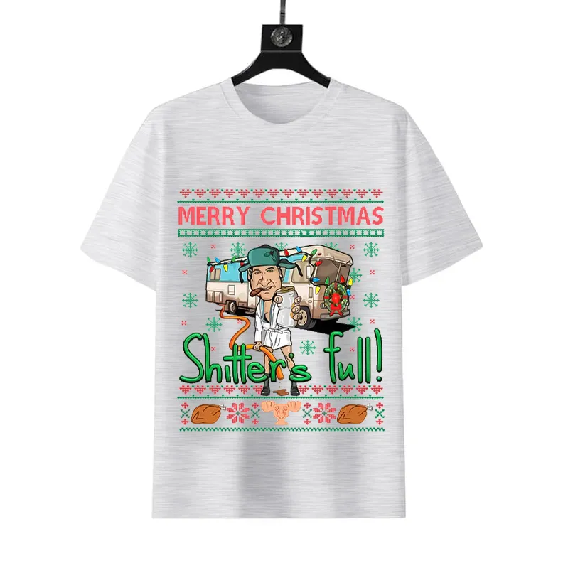 Shitter Was Full! Merry Christmas Short Sleeve T-Shirt