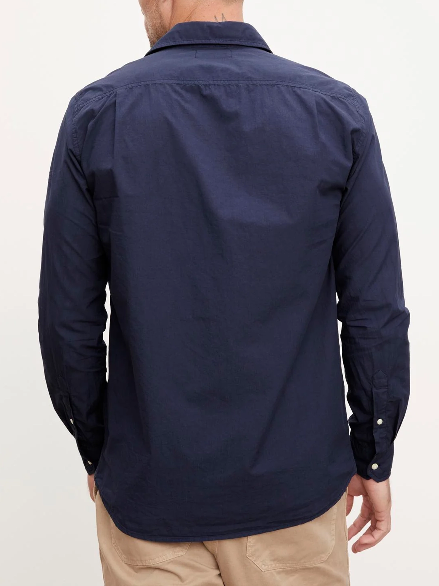 Pocket Front Solid Casual Long Sleeve Shirt