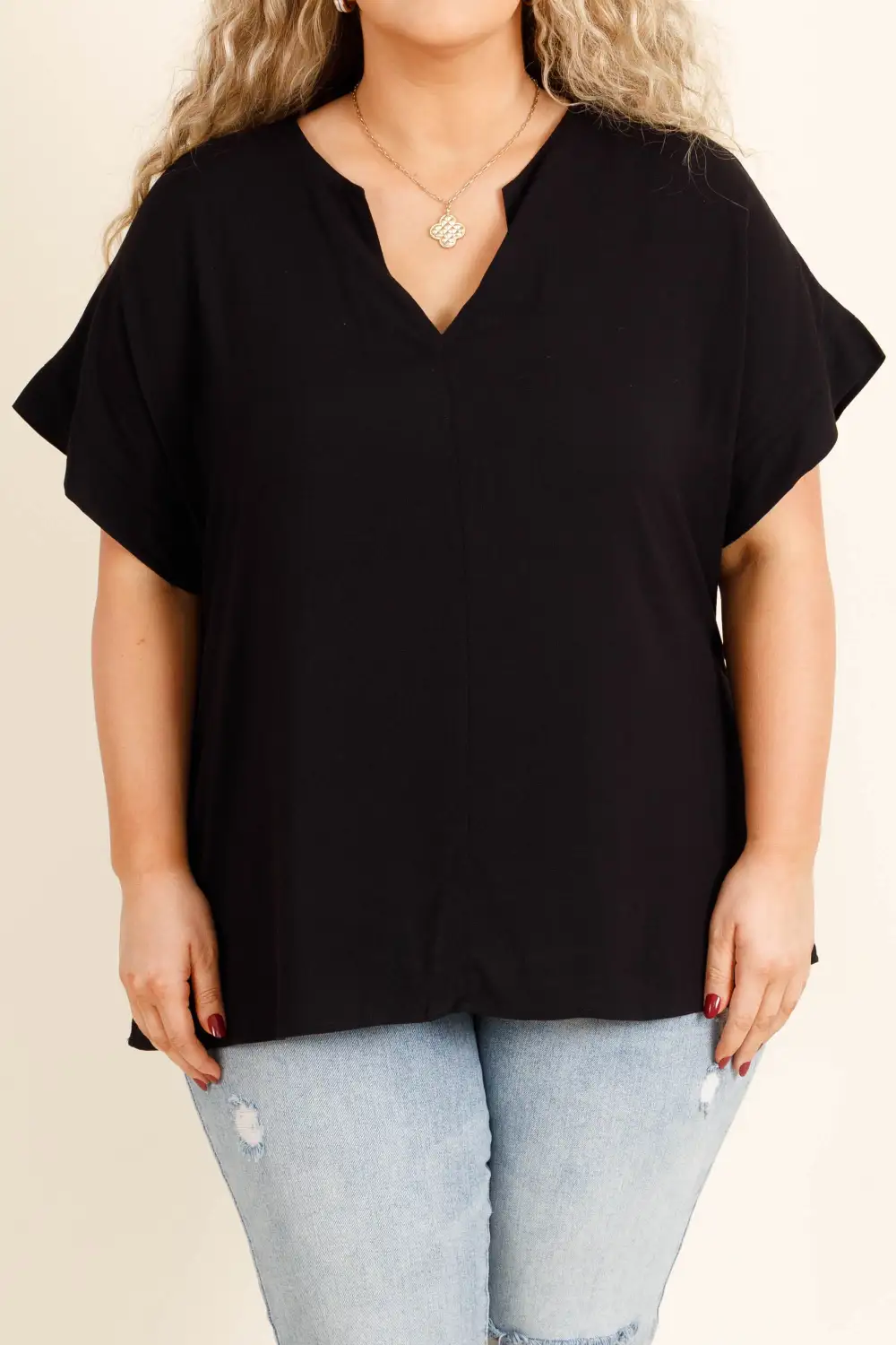 Dreamin' With You Top, Black