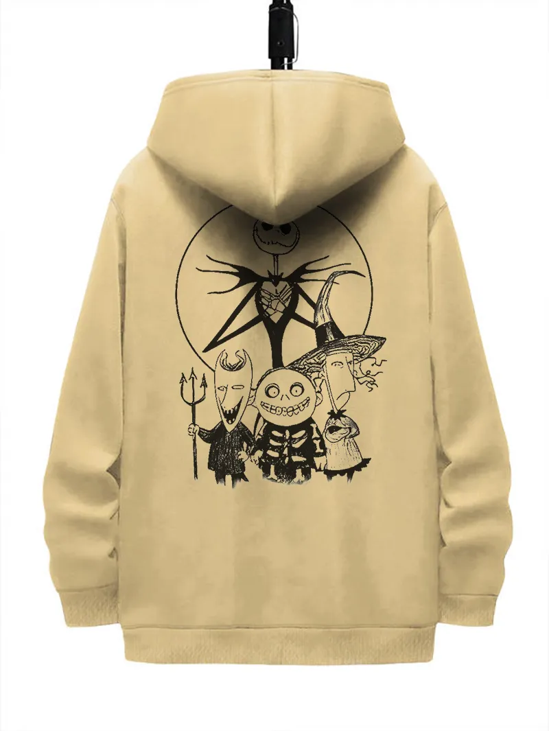 Ghost print hoodies how perfect and cozy piece for your Halloween day