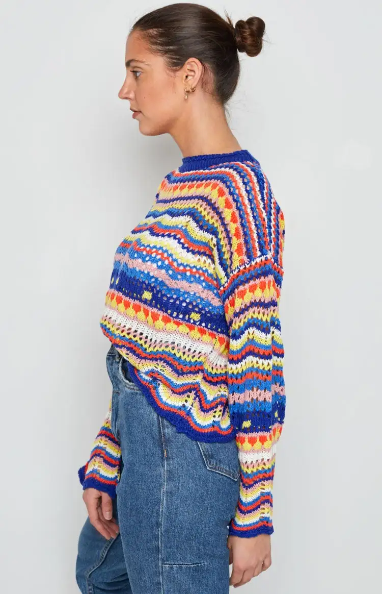 Long Weekend Sweater Blue