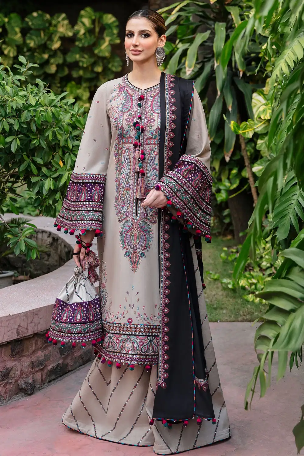 EMBROIDERED SLUB KHADDAR SETS