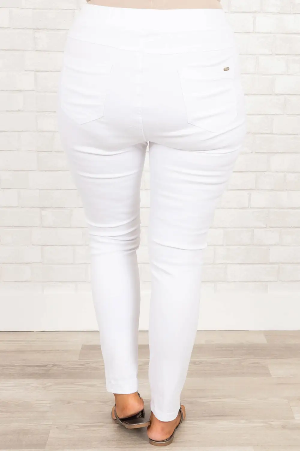 All The Answers Jeggings, White