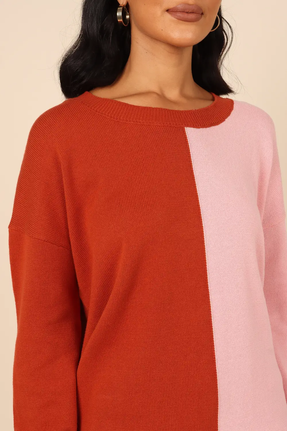 Karlie Knit Sweater - Pink