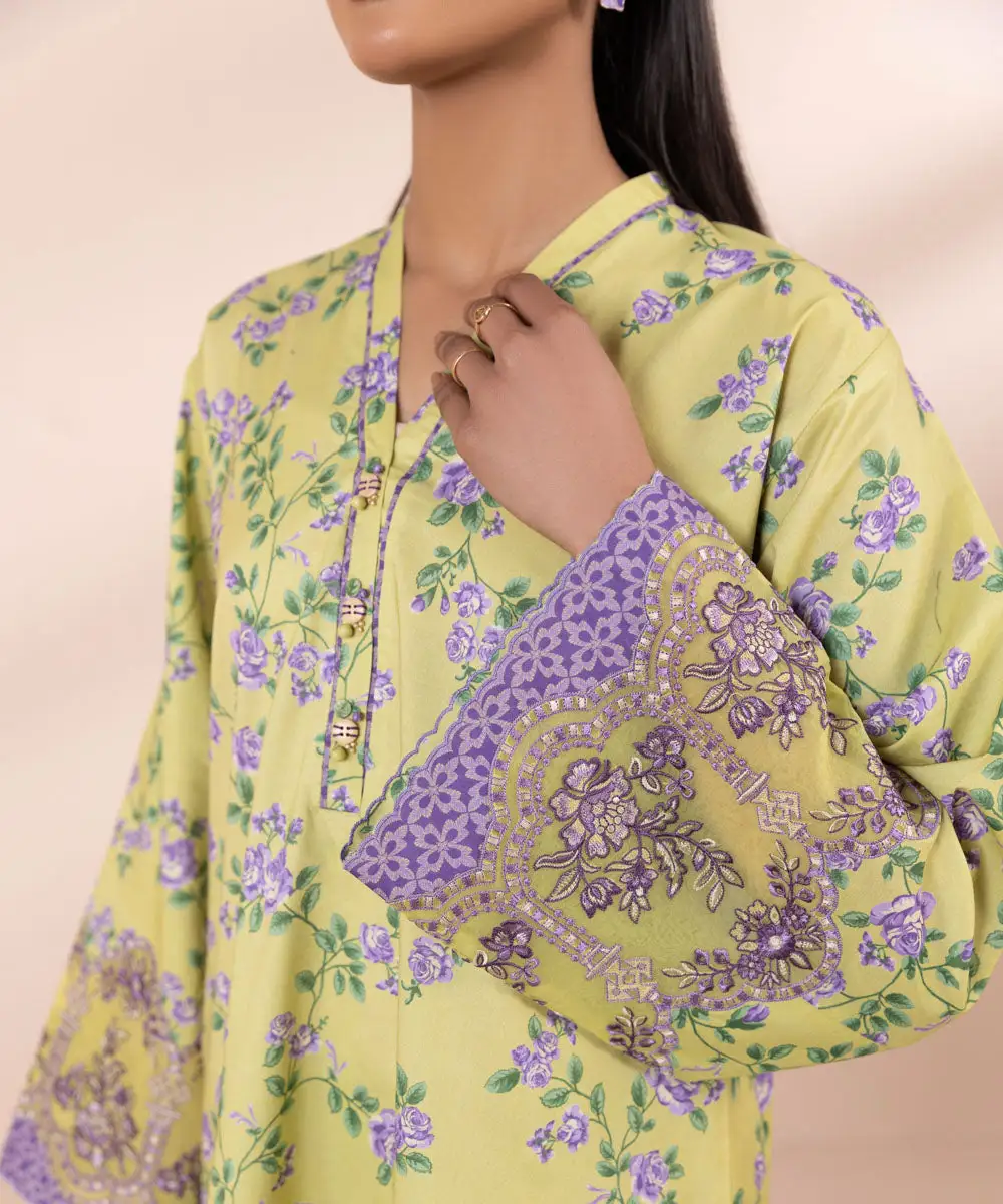 2 Piece - Embroidered Lawn Suit