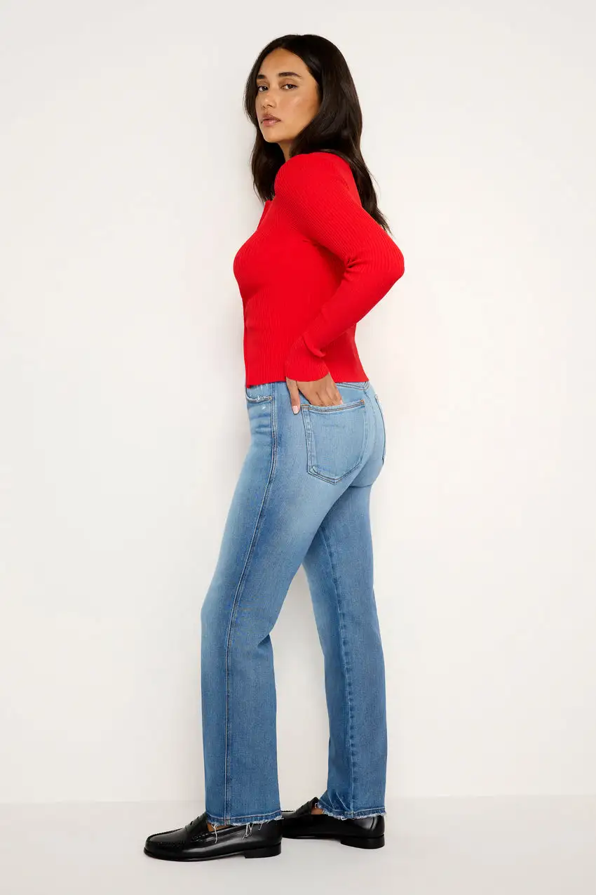 GOOD CURVE STRAIGHT JEANS