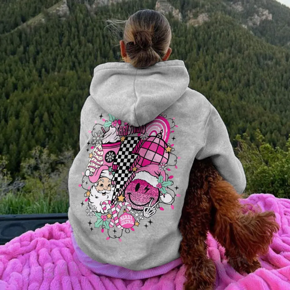 Graffiti Santa Claus Women's hoodie