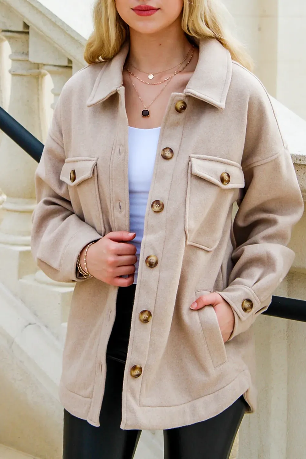 Stylish button-down jacket