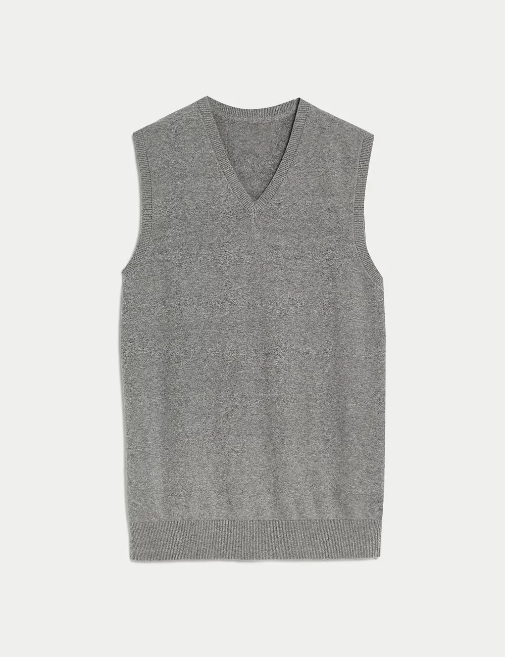 Pure Cotton Sleeveless Jumper