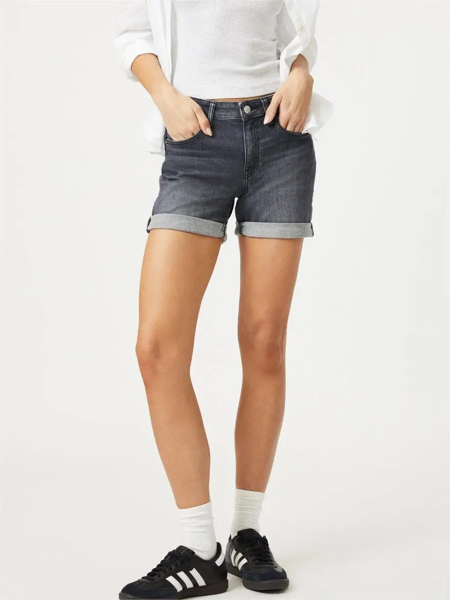 Pixie Denim Boyfriend Shorts