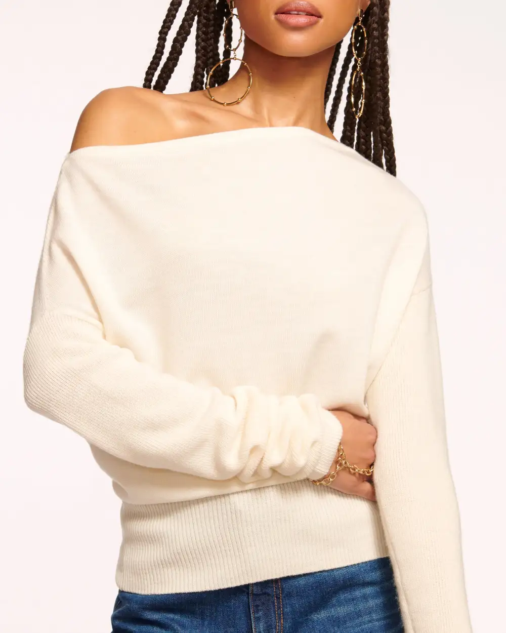 Chance Wool Off-The-Shoulder Sweater