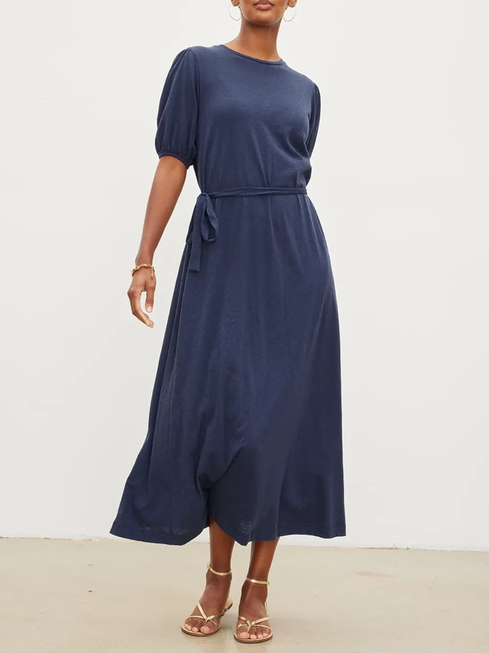 Astrid Cotton Slub Maxi Dress