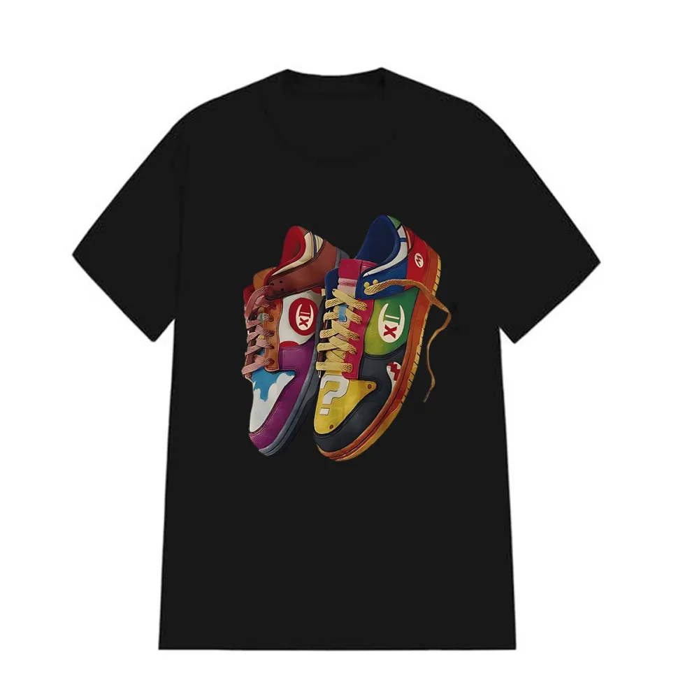 SHOE DESIGNED PATTERN PRINTED TEE