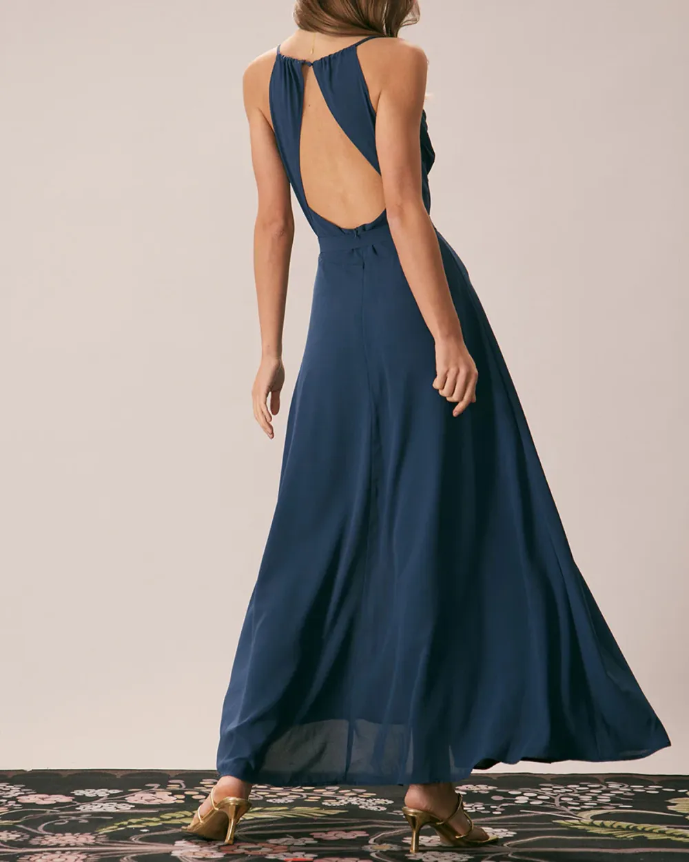 Long halter dress