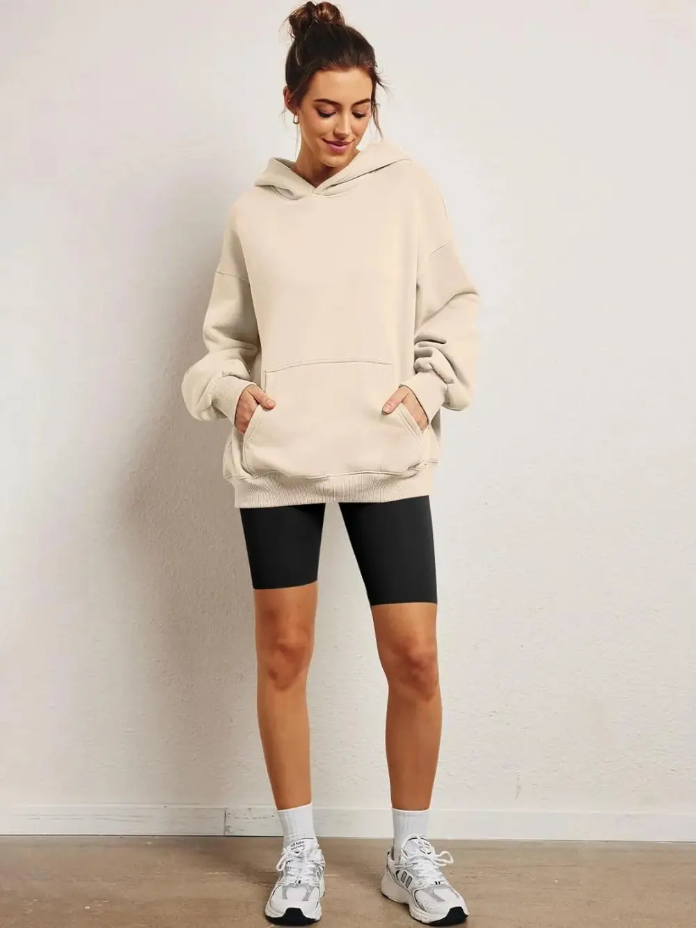 Womens Oversized Hoodies Fleece Sweatshirts Long Sleeve Sweaters Pullover Fall Clothes with Pocket