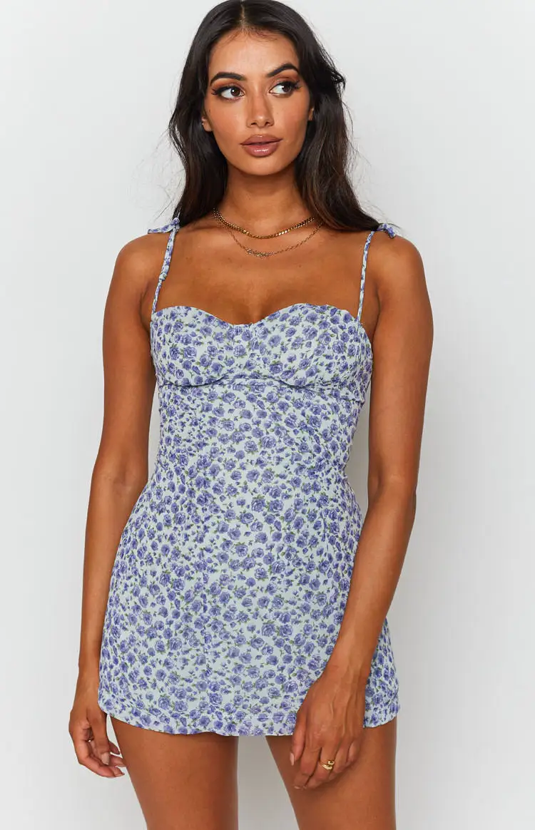 Penny Lane Dress Blue Floral